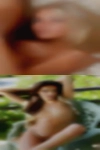 Naked woman swing